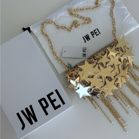 JW PEI Anika Star-Embellished Chain Bag - Gold - Picture 13 of 15